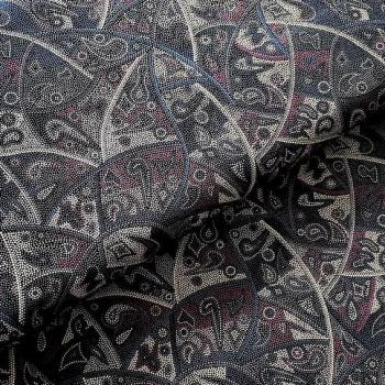 PURPLE LOOKING AROUND Aborigines Stoff aus Australien